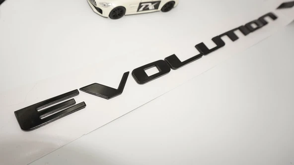 DK Tuning Lancer Evolution 10 Bagaj Siyah Yazı Logo Arma - Resim 6
