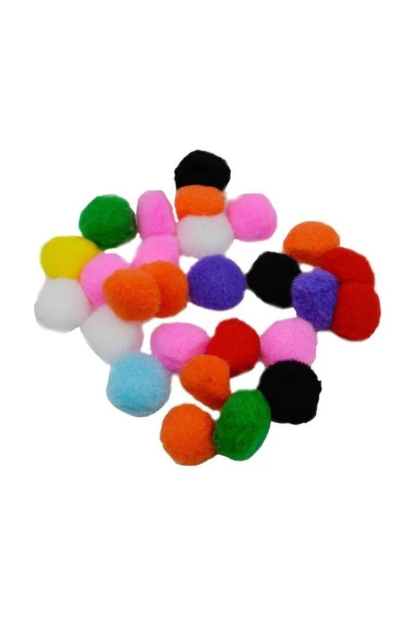 Puti Pom Pom 30 MM Pom Pom ürün görseli 1