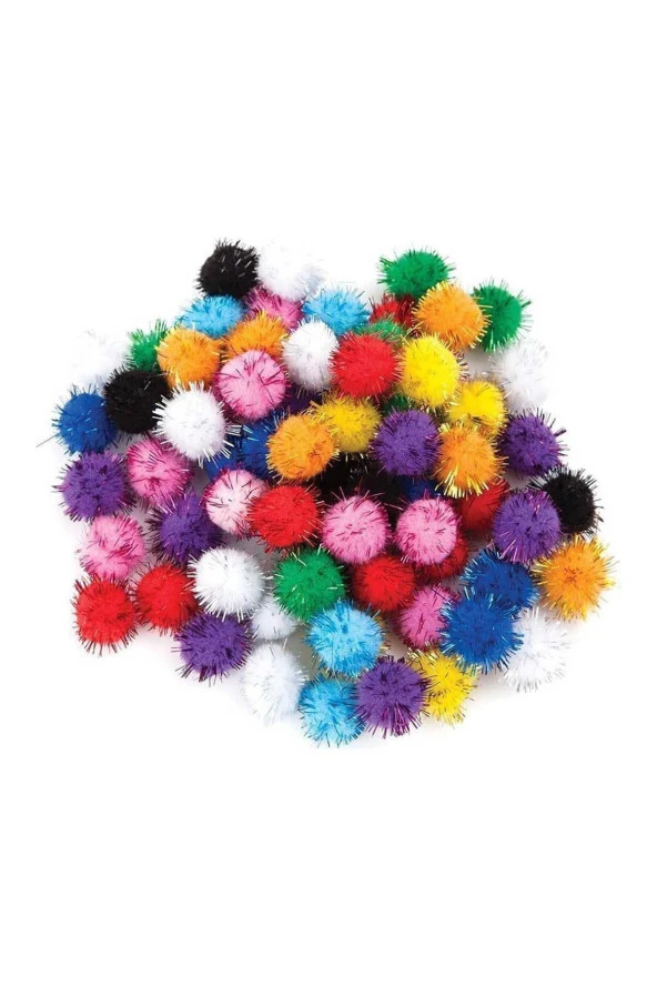 Puti Pom Pom 20 Mm Metalik ürün görseli 1