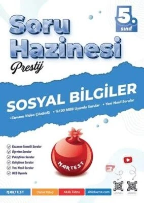 Nartest 5.sınıf Prestij Sosyal Bilgiler Soru Hazinesi ürün görseli 1