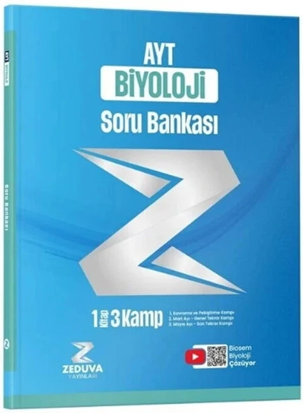 AYT BİYOLOJİ SORU BANKASI ZEDUVA YAYIN ürün görseli 1