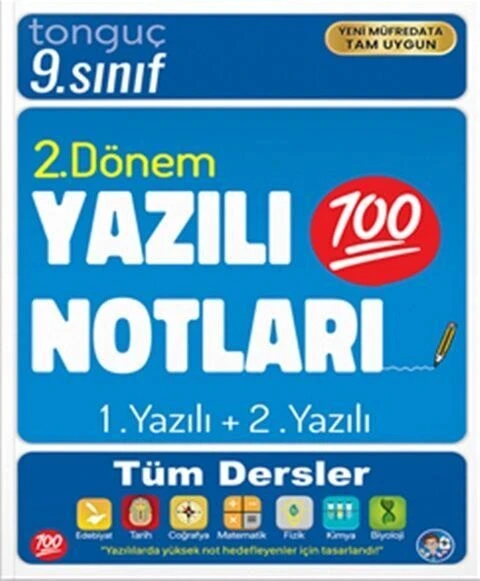 Tonguç 9.Sınıf 2.Dönem Yazılı Notları ürün görseli 1