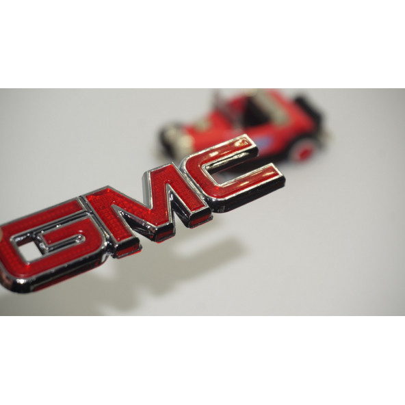 GMC 3M 3D Krom ABS Bagaj Logo Arma ürün görseli 1