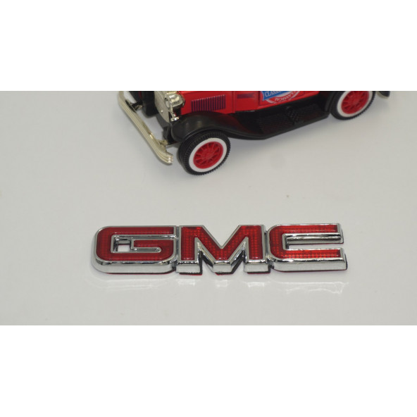 GMC 3M 3D Krom ABS Bagaj Logo Arma - Resim 3