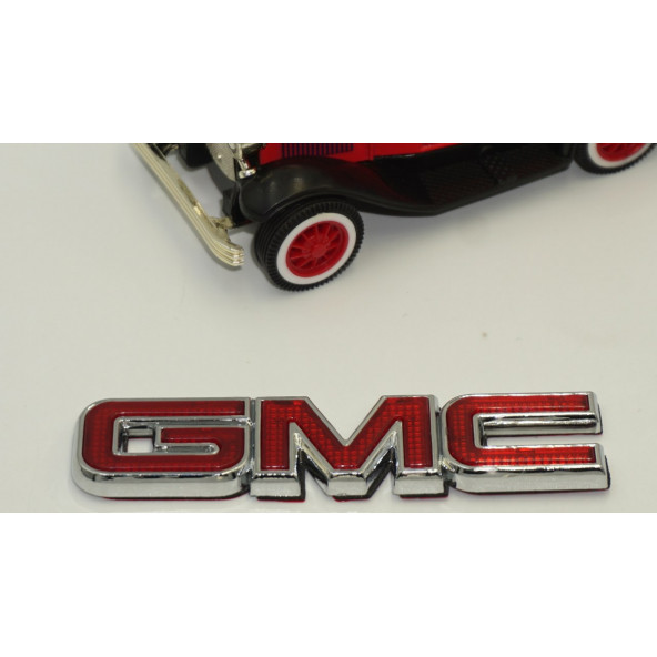 GMC 3M 3D Krom ABS Bagaj Logo Arma - Resim 5