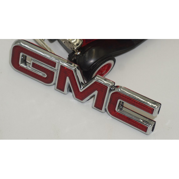 GMC 3M 3D Krom ABS Bagaj Logo Arma - Resim 6