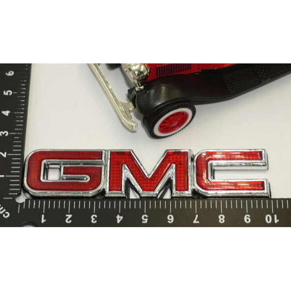 GMC 3M 3D Krom ABS Bagaj Logo Arma - Resim 7