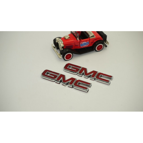 GMC 3M 3D Krom ABS Çamurluk Yanı Logo Arma Seti - Resim 2
