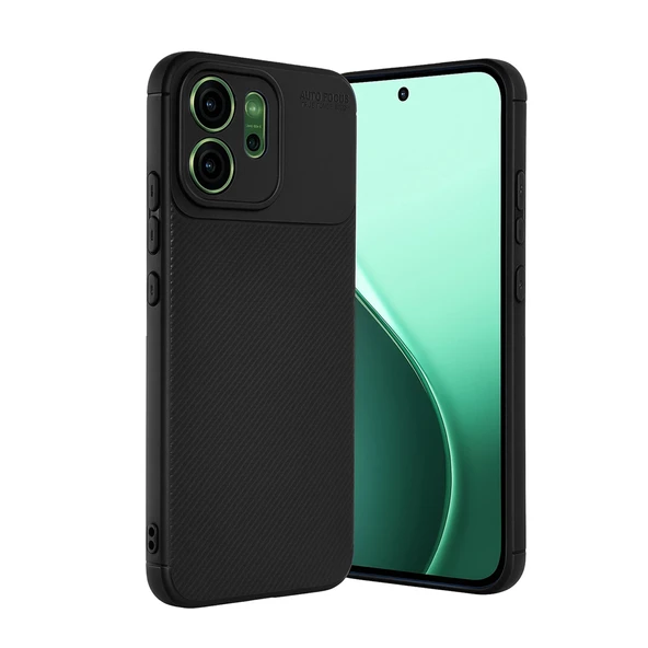 Oppo Reno 14F Kılıf Focus Carbon Desen Silikon Kapak ürün görseli 1