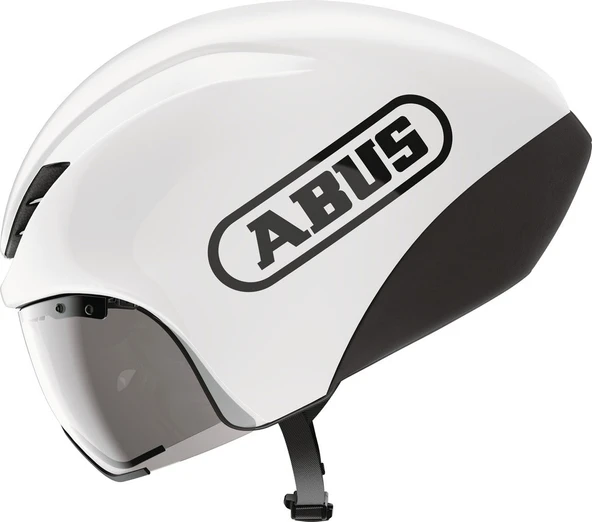 ABUS GameChanger 1.1 TT Time Trial ve Triathlon Kaskı Beyaz Large 57-62Cm ürün görseli 1