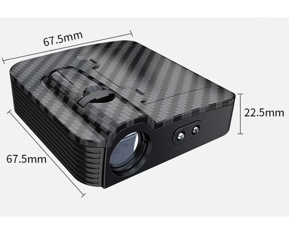 Honda 2 Araçlar İçin Mesafe Sensörlü  Fotoselli Pilli Yapıştırmalı Kapı Altı Led Logo ürün görseli 1