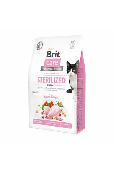 Brit Care Sensitive Tahılsız Tavşanlı Kısırlaştırılmış Kedi Maması 7 Kg ürün görseli 1