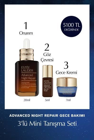 Advanced Night Repair Gece Bakımı 3'lü Tanışma Seti - Serum 20ml + Göz Kremi 5ml + Gece Kremi 7ml ürün görseli 1