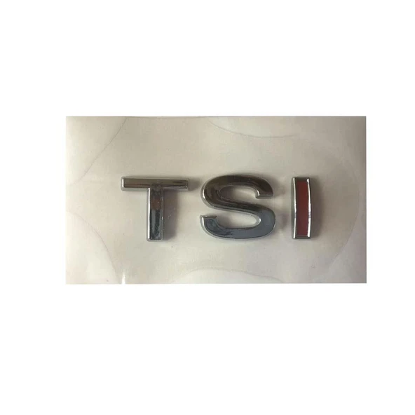 VW TSI TEK KIRMIZI BAGAJ YAZISI LOGO ŞİLT ürün görseli 1