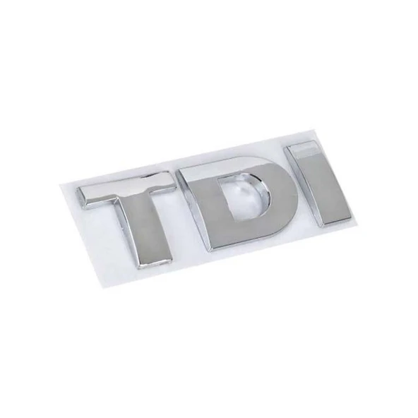 VW TDI 2007-2011 DÜZ BAGAJ YAZISI LOGO ŞİLT 5K0853675P ürün görseli 1
