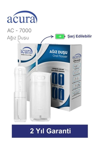 Acura AC-7000 Şarjlı 4 Başlıklı Ağız Duşu ürün görseli 1
