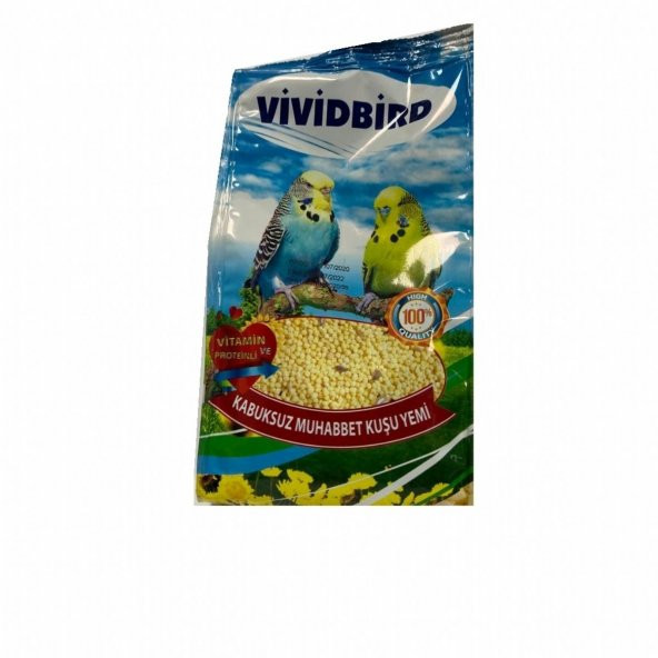 Vivid Bird Kabuksuz Muhabbet Kuşu Yemi 400 Gr ürün görseli 1