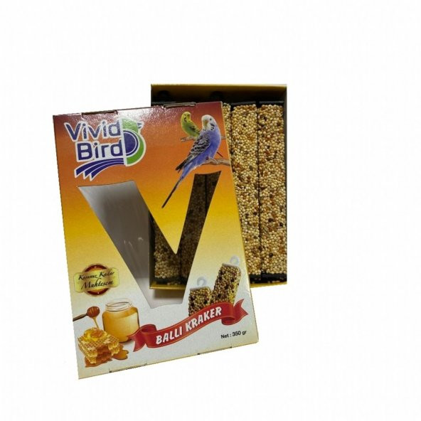 Vivid Bird Muhabbet Kuşları İçin Ballı Kuş Krakeri 10lu ürün görseli 1