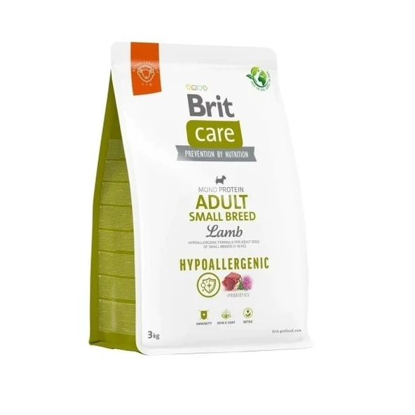 Brit Care Hipoalerjenik Kuzulu ve Pirinçli Küçük Irk Yetişkin Köpek Maması 3 Kg ürün görseli 1