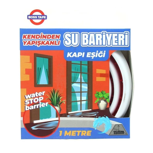Kendinden Yapışkanlı Su Kesici Bariyer Duş, Kapı Eşiği, Mutfak Tezgahı 1Mt ürün görseli 1