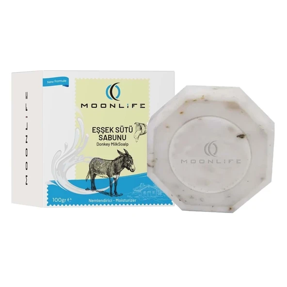 MOON LİFE EŞEK SÜTÜ SABUN 100 GR ürün görseli 1