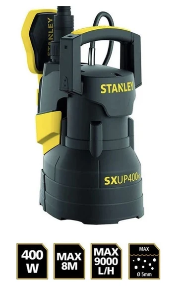 Stanley SXUP400PCE 400W Temiz Su Dalgıç Pompa ürün görseli 1