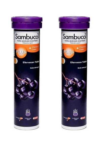 Sambucol Plus Efervesan Tablet 2 Adet - Resim 2