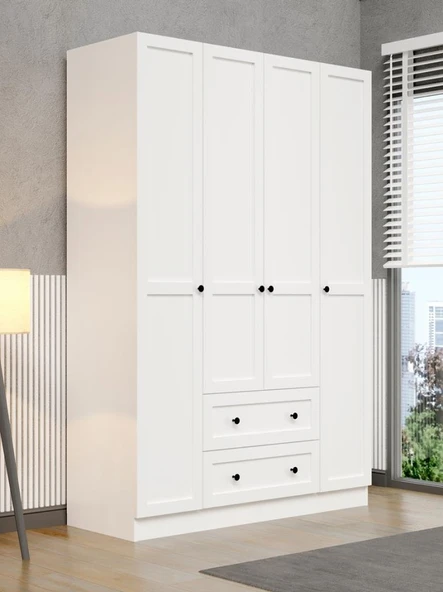 Kuzeylife Viena Gardırop 4 Kapaklı 210 cm ürün görseli 1