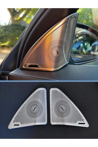 YıldızTuning Mercedes W205 Burmester Tweeter Kapak Kaplama 2 Prç ürün görseli 1