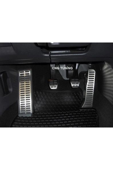 cng tuning Jetta Mk5 Golf 5-6 Scirocco Leon Mk2 Uyumlu Krom Pedal Seti Manuel ürün görseli 1