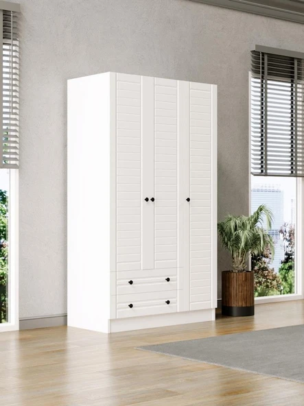 Kuzeylife Elegante 3 Kapılı Gardırop 183 Cm ürün görseli 1