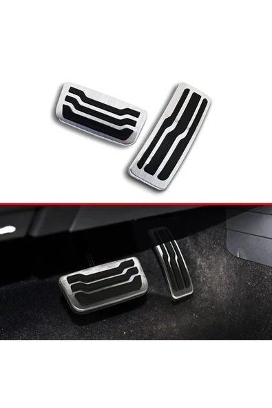 YıldızTuning Ford Ranger Spor Metal Pedal Seti Aksesuar 2015-2022 ürün görseli 1