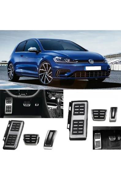 X POWER TUNİNG Vw Golf 7.5 2017-2019 Otomatik Geçme Pedal Seti ürün görseli 1