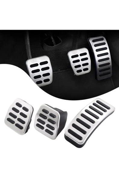 YıldızTuning Polo 9N3 Manuel Metal Pedal Seti 2002-2009 ürün görseli 1