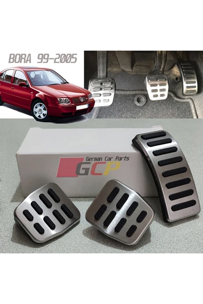 vagparts BORA Pedal Seti - Krom Pedal Seti Bora Golf 4 MANUEL VİTES ürün görseli 1