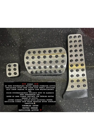 kaytaz MERCEDES PEDAL SETİ W204 W205 W212 W213 W207 W211 W210 DİPTEN GAZ ÜZERİNE GEÇMELİ ürün görseli 1