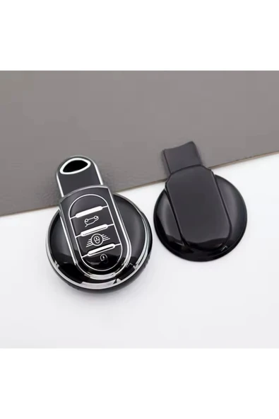 YıldızTuning Mini Cooper Clubman R55 Siyah-Silver Anahtar Kılıfı ürün görseli 1