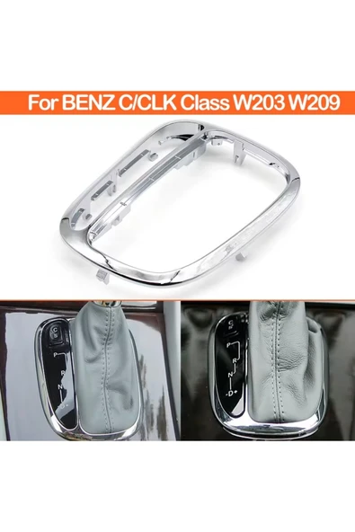 YıldızTuning Mercedes W203 C Serisi Vites Çerçevesi Krom Nikelaj A2032671988 ürün görseli 1