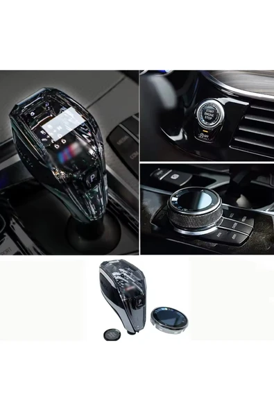 YıldızTuning Bmw 6 Serisi F12 Kristal Vites Topuzu 2013-2017 ürün görseli 1
