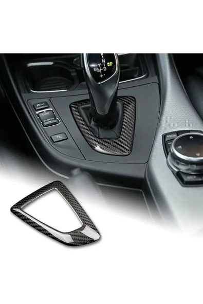 YıldızTuning Bmw F20 F30 F22 F36  Karbon Vites Alt Kaplaması ürün görseli 1