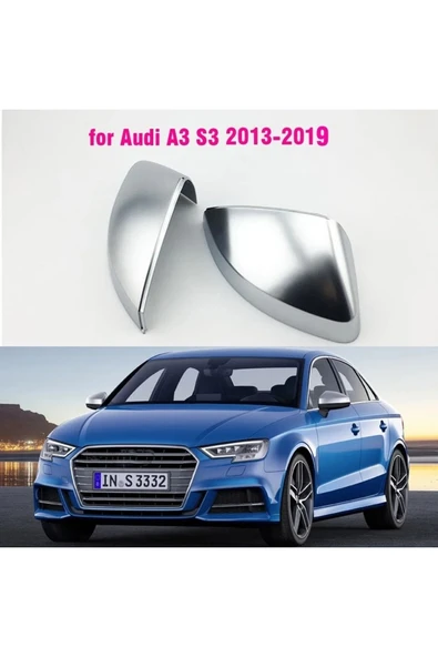 YıldızTuning Audi A3 Uyumlu  Mat Gri S-line S3 Ayna Kapağı Oem ürün görseli 1