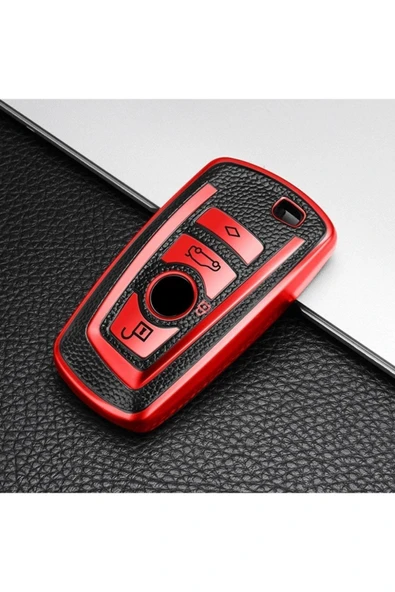 YıldızTuning Bmw 2 Serisi F22 Anahtar Kılıfı Lüx Kırmızı Renk ürün görseli 1