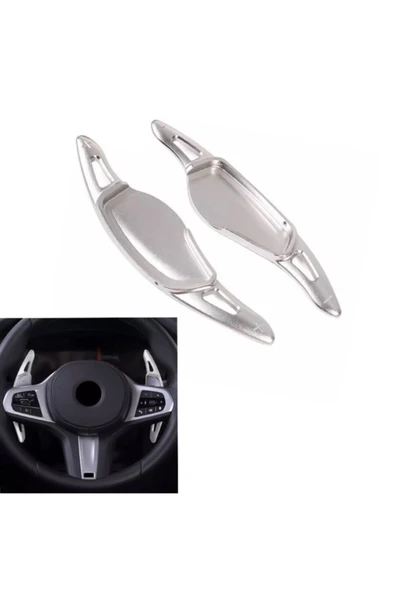 ROHANAUTO Bmw G30 5 Serisi F1 Kulakçık Gümüş (paddle Shıft) ürün görseli 1
