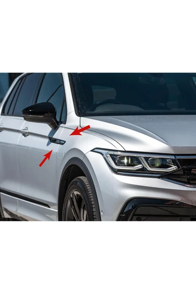 vagparts Tiguan R Yan Çıtalar - Tiguan Rline Çamurluk Logo Arma Rozet Aksesaur ürün görseli 1