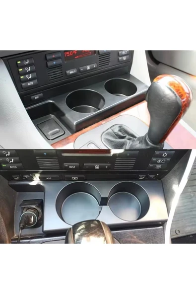 YıldızTuning Bmw 5 Serisi E39 Orta Konsol Bardaklık Aksesuar 1997-2003 ürün görseli 1