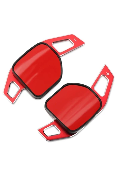 YıldızTuning Audi Q7 F1 Paddle Shifter Kırmızı Renk Küçük Boy 2012-2015 ürün görseli 1