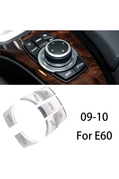 YıldızTuning BMW 5 Serisi E60 Joyistik Tuş Kaplaması Çerçeve 2009-2010 ürün görseli 1