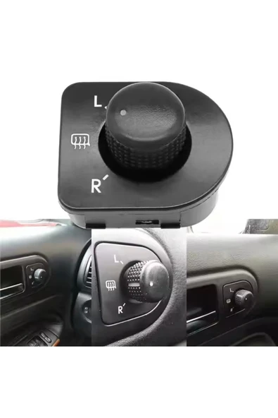 YıldızTuning Volkswagen Bora Mk4 Ayna Ayar Tuşu 1998-2005 ürün görseli 1