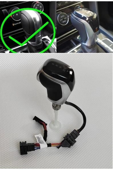 Fabrikasyon Vw Passat B8 Uyumlu Otomatik Vites Topuzu Elektronik Işıklı Yeni Tip ürün görseli 1