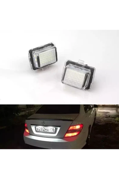 YıldızTuning Mercedes W221 Led Plaka Aydınlatma Lambası Takımı ürün görseli 1